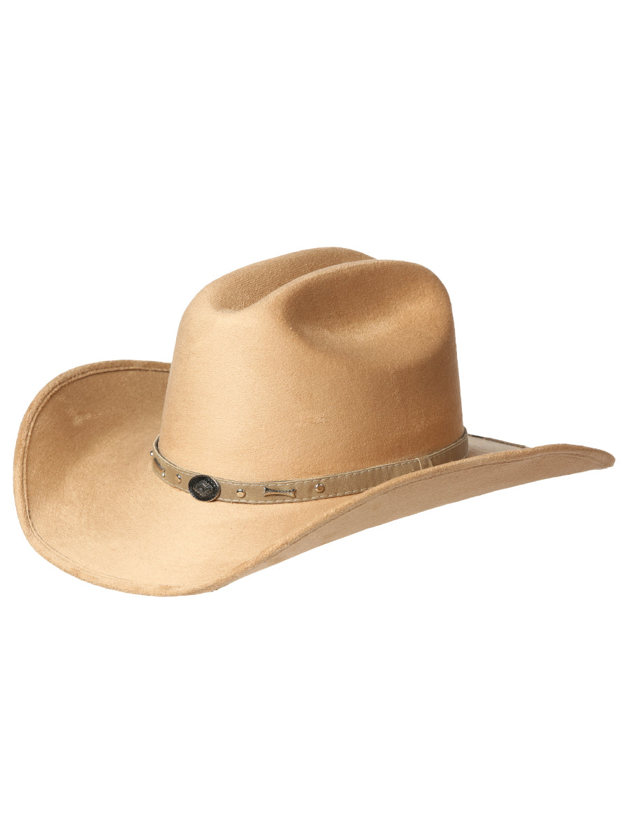 El General Suede Western Hat Camel 44256