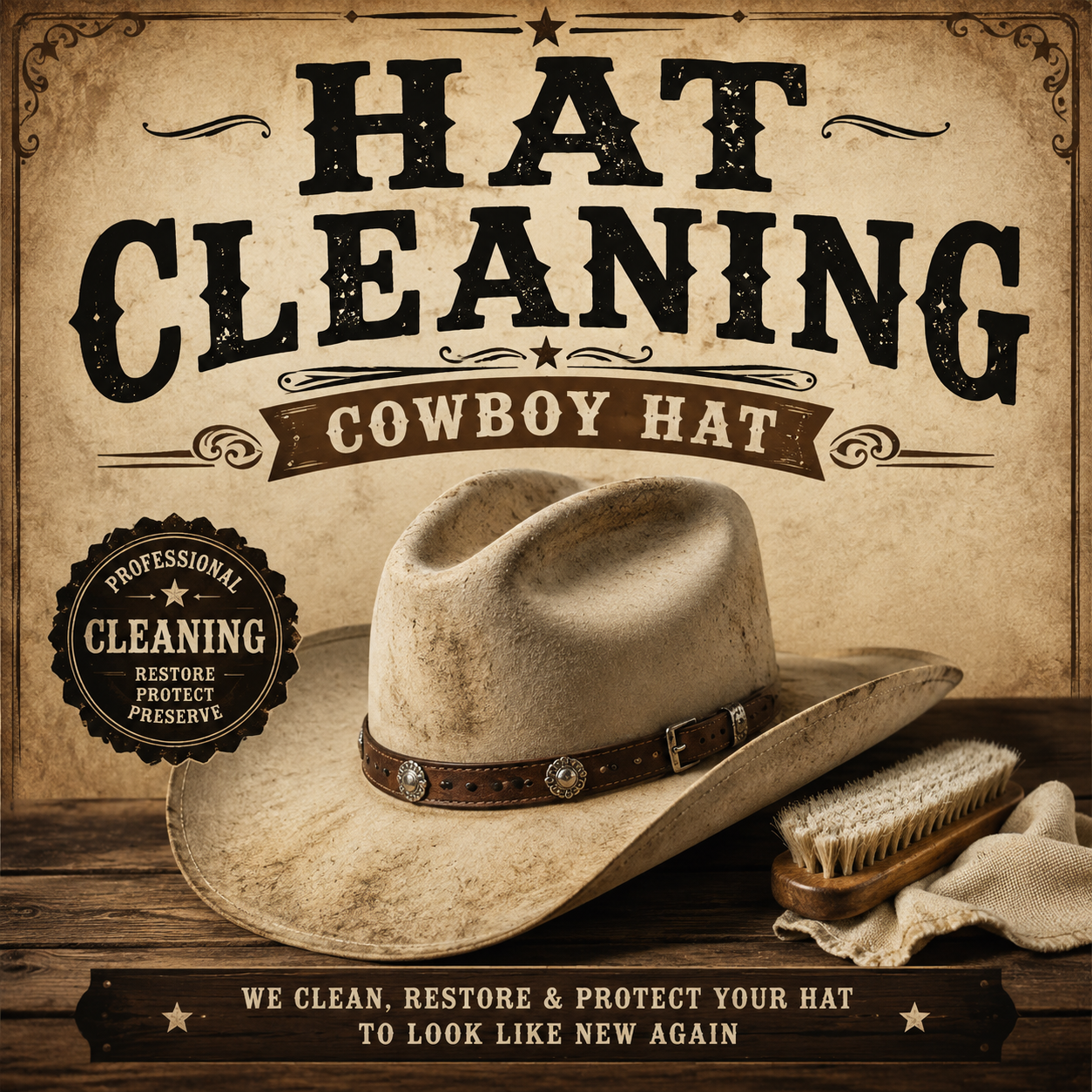 Hat cleaning