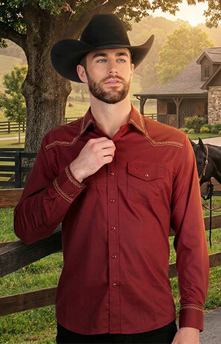 Men's Snap Button Shirt