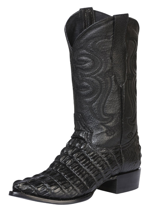 Cowboy boot  El Senor de los Cielos - Caiman  - Black 40842