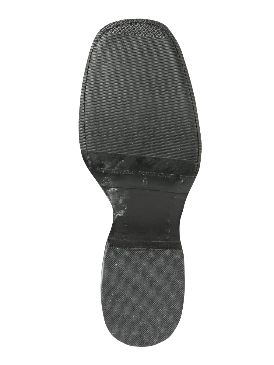 El General Men's Rodeo Boot - Imitation Lizard - Black 44666