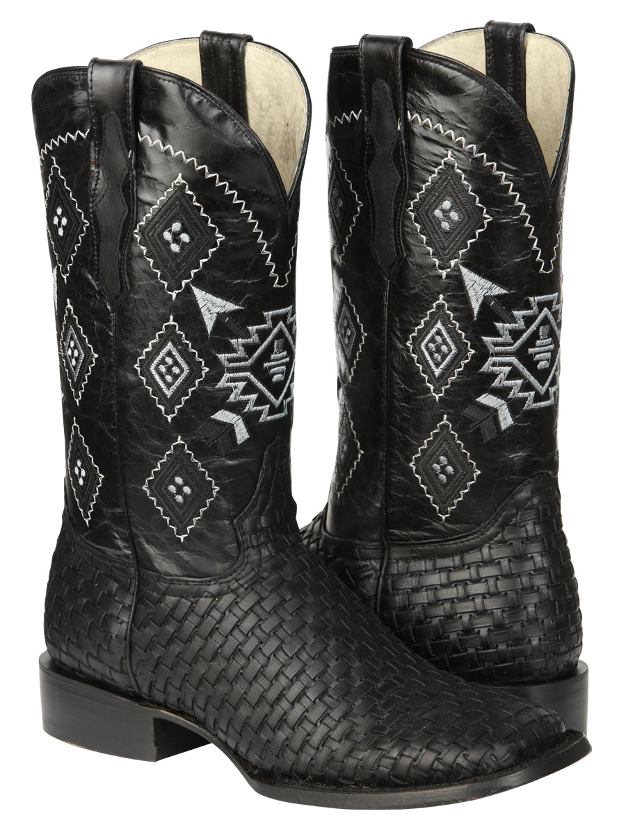 El General Men’s Petatillo Crazy Black Rodeo Boots 44884