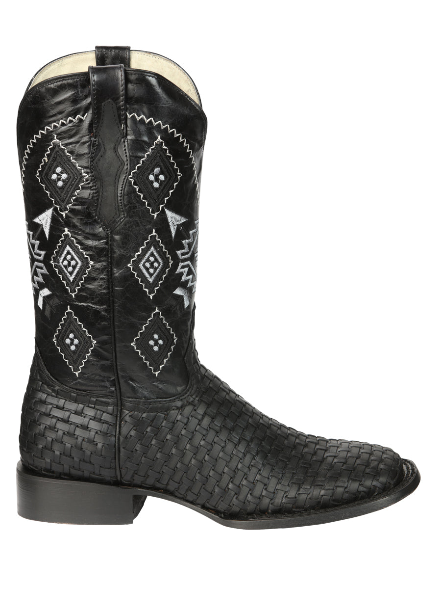 El General Men’s Petatillo Crazy Black Rodeo Boots 44884