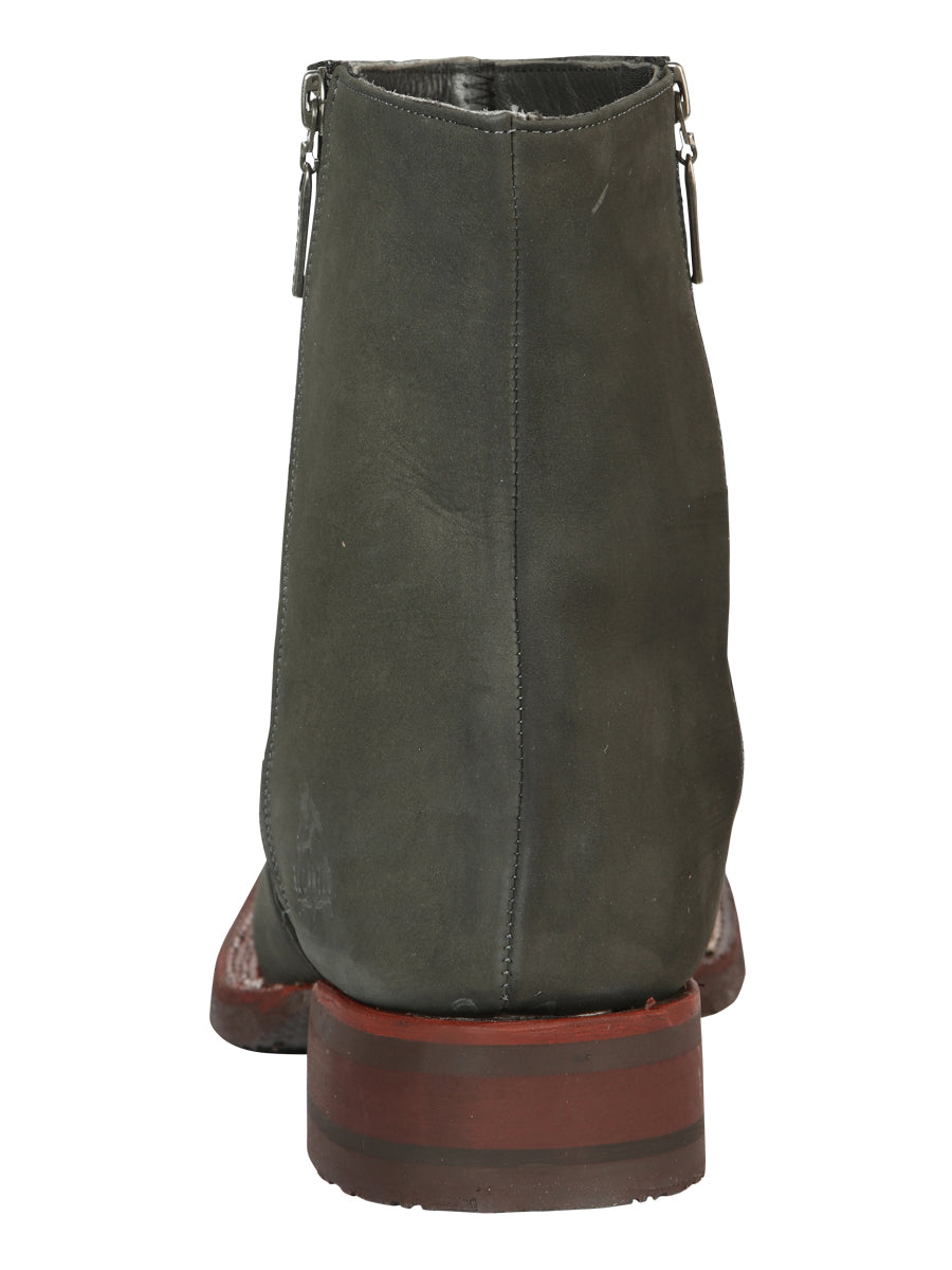 El Canelo Men’s Ankle Boots - Nobuck Gray

 45213