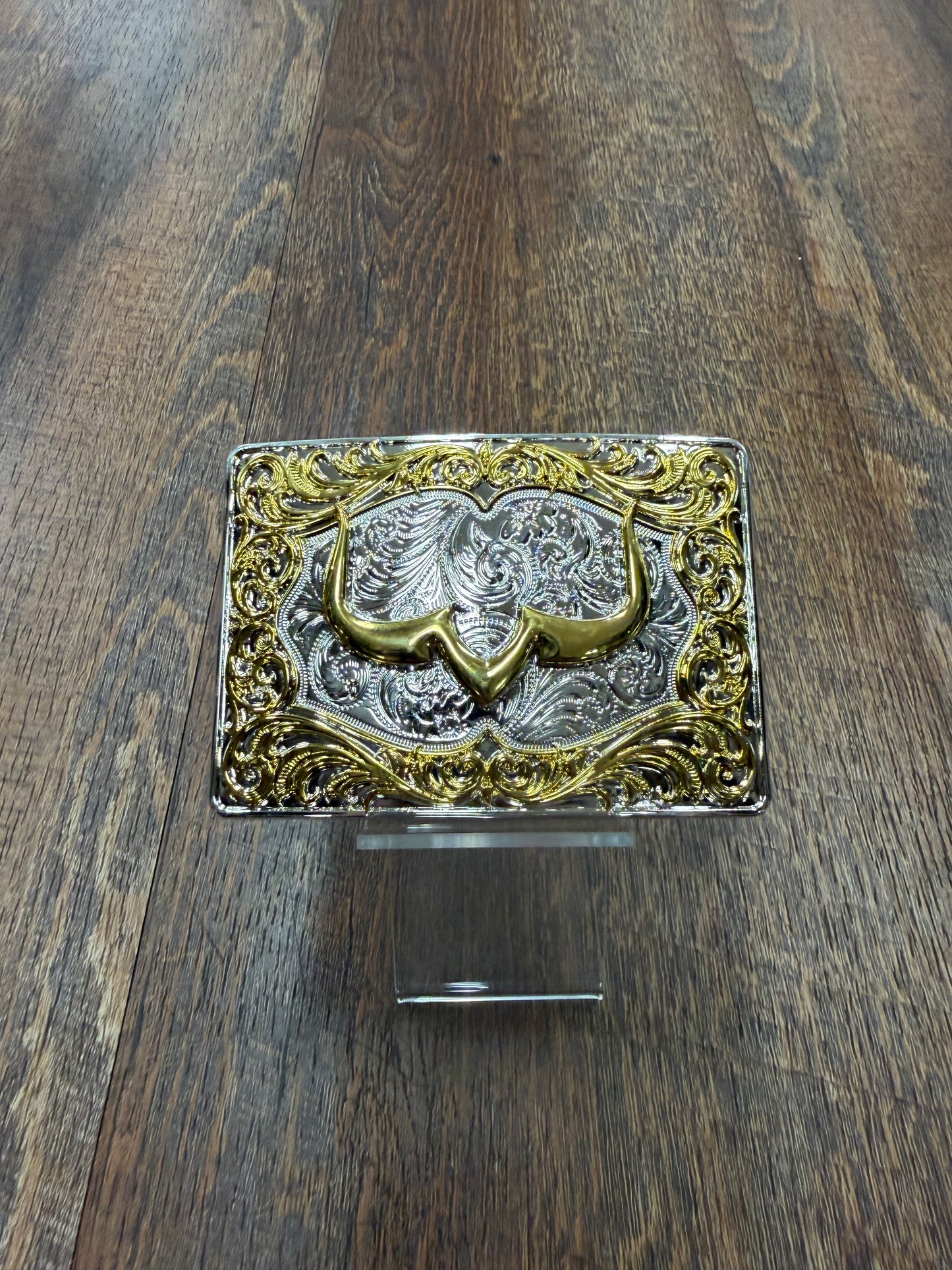 Oh cattle buckle silver/gold