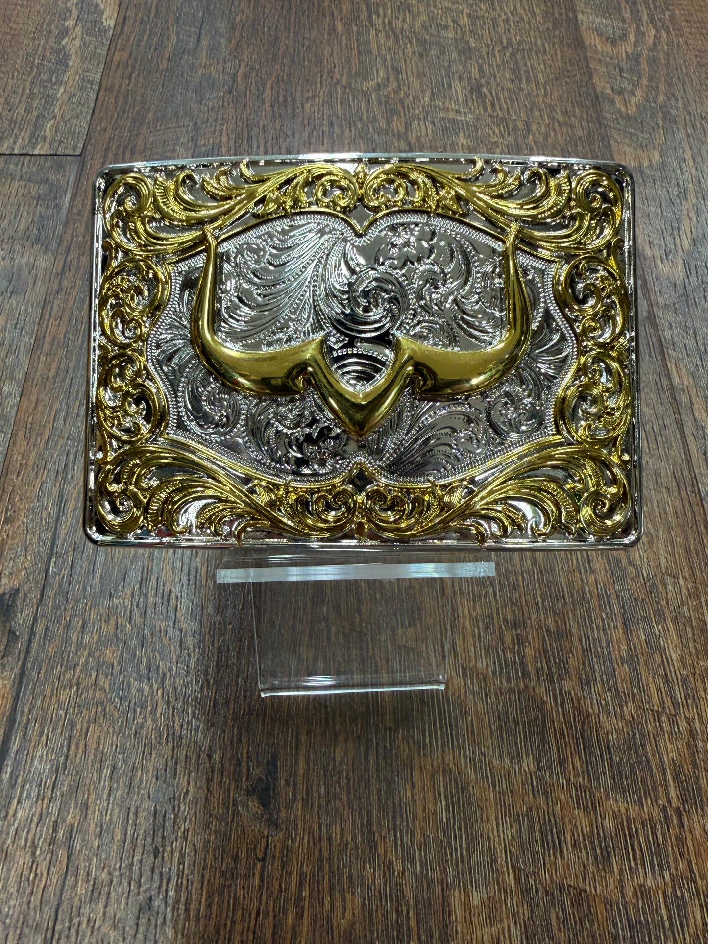 Oh cattle buckle silver/gold